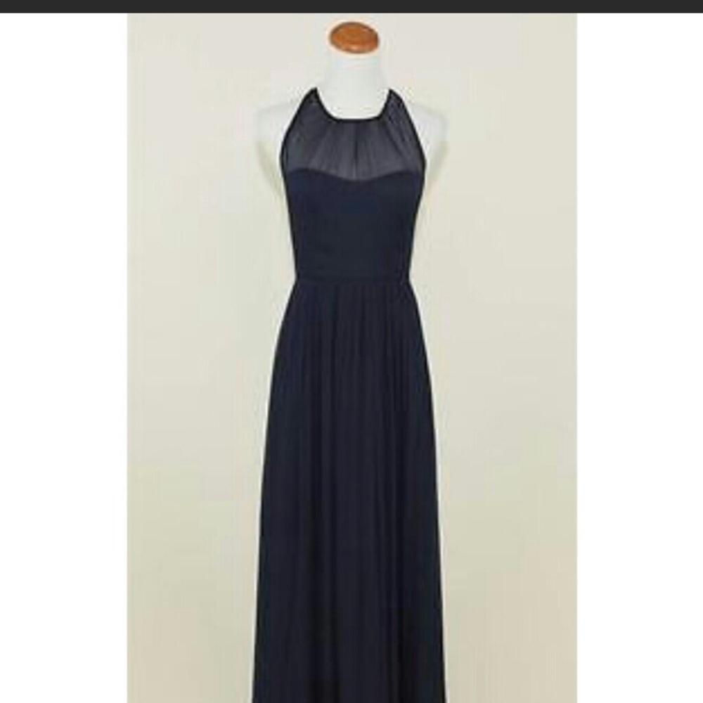 Jcrew navy blue bridesmaid dress size 6